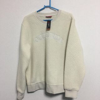 シュプリーム(Supreme)のsupreme polartec pile crewneck ボア　フリース(スウェット)
