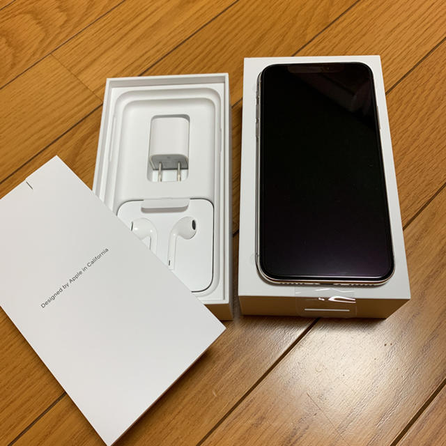 iPhone X/64GB/シルバー SIMフリー済