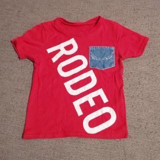 ロデオクラウンズワイドボウル(RODEO CROWNS WIDE BOWL)のRCWB キッズ スランディングロゴTシャツ(Tシャツ/カットソー)