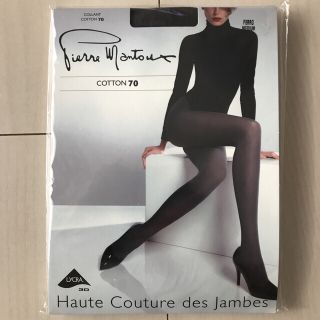 ドゥロワー(Drawer)の新品未開封 Pierre Mantoux ピエールマントゥ コットンタイツグレー(タイツ/ストッキング)