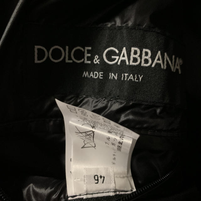 DOLCE&GABBANA(ドルチェアンドガッバーナ)のドルガバ ダウンベスト 46サイズ メンズのジャケット/アウター(ダウンベスト)の商品写真