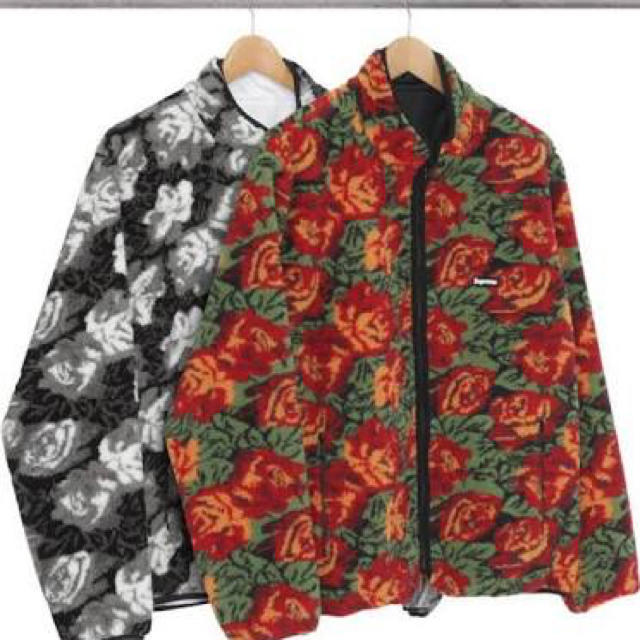 ジャケット/アウター【M】supreme Roses Fleece Jacket