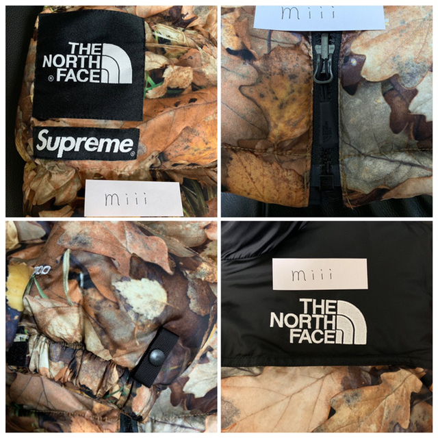 Supreme(シュプリーム)のsupreme × The North Face ヌプシ 枯葉 S メンズのジャケット/アウター(ダウンジャケット)の商品写真