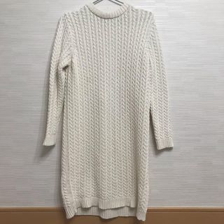 ザラ(ZARA)のZARA KNIT ケーブル ワンピース(ひざ丈ワンピース)