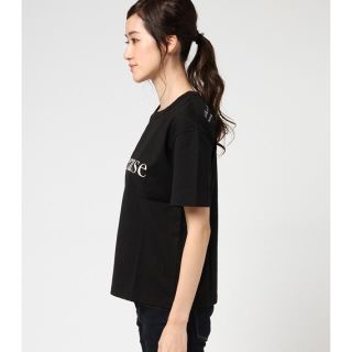 メゾンドリーファー(Maison de Reefur)のetre tokyo ♡ BECAUSE Ｔシャツ黒♡美品 ジュンナさん着用(Tシャツ(半袖/袖なし))