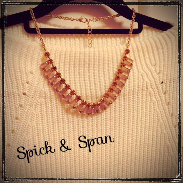 Spick & Span(スピックアンドスパン)のSpick&Span ビジューネックレス レディースのアクセサリー(ネックレス)の商品写真