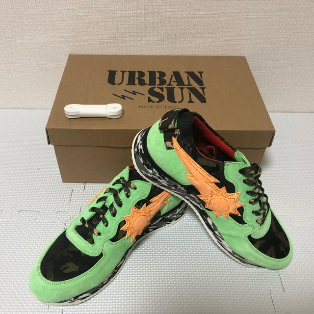 新品 未使用 URBAN SUN(アーバンサン) メンズ 迷彩 スニーカー 41