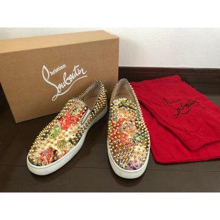 クリスチャンルブタン(Christian Louboutin)のMONCLER様専用！クリスチャン ルブタン 美品 44(スリッポン/モカシン)