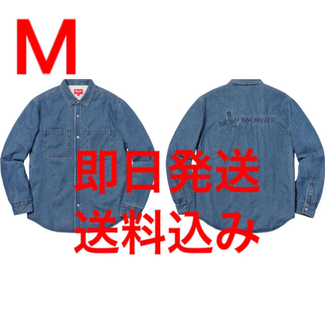 即日発送 M supreme Sherpa Lined Denim Shirt