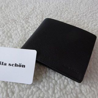 ミラショーン(mila schon)の☆【新品/本物】mila schon（ミラ・ショーン）二つ折財布/黒☆(折り財布)