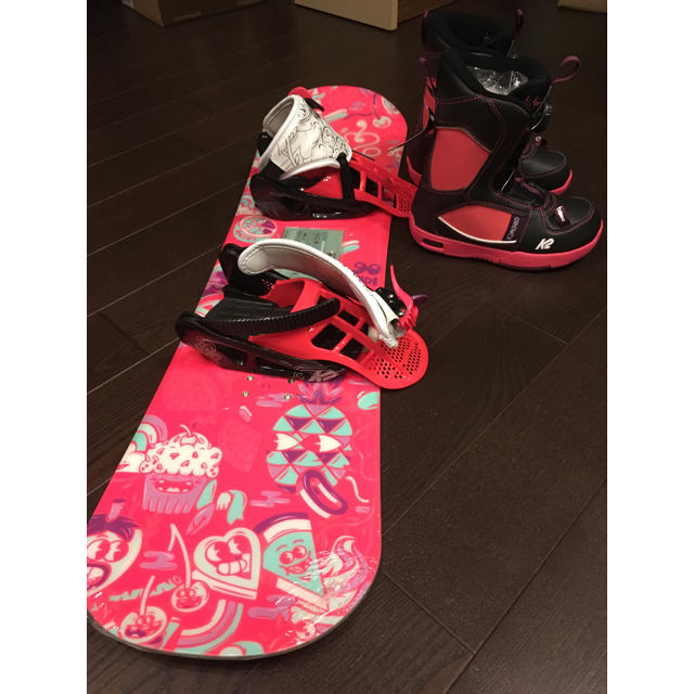 K2 LIL'KANDI GROM ややこしい PACK Jr.スノーボード3点セット K2 LIL'KANDI GROM ややこしい PACK Jr.スノーボード3点セット
