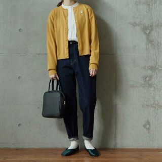 アーバンリサーチ(URBAN RESEARCH)のmustard cardigan(カーディガン)