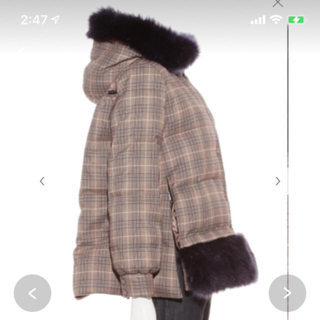 fur fur(ファーファー)のFURFUR ダウンコート レディースのジャケット/アウター(ダウンコート)の商品写真