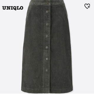 ユニクロ(UNIQLO)のUNIQLO コーデュロイスカート(ロングスカート)