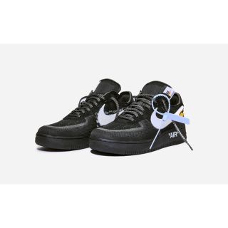 ナイキ(NIKE)のOFF-WHITE × NIKE AIR FORCE 1 LOW BLACK(スニーカー)