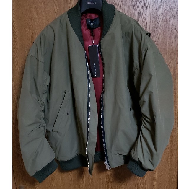 定価5.8万REPRESENT英国製ビックサイズ オイルド ボンバージャケット