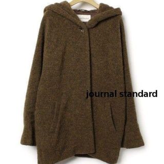 ジャーナルスタンダード(JOURNAL STANDARD)のJOURNAL STANDARD BIGフーデットウールジャケットコート(ピーコート)