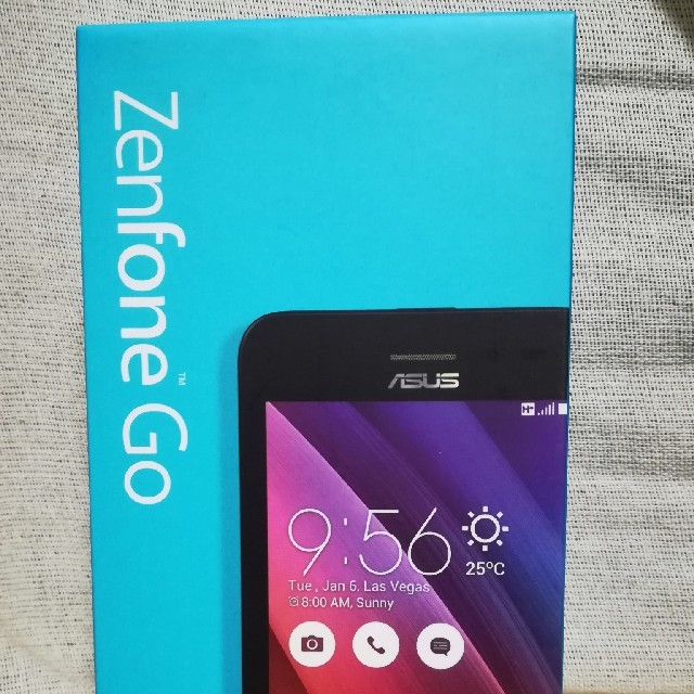 ASUS Zenfone go ブルー ZB551KL SIMフリー 保証有り