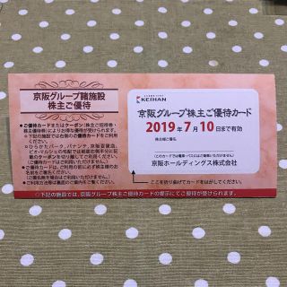 ケイハンヒャッカテン(京阪百貨店)の京阪グループ 株主優待券(その他)