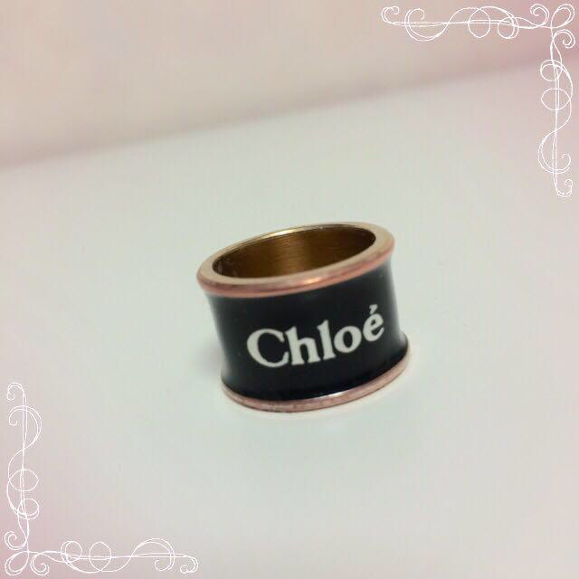 Chloe(クロエ)のchloe ロゴリング レディースのアクセサリー(リング(指輪))の商品写真