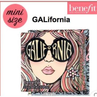 ベネフィット(Benefit)のBenefit GALifornia 大人気チーク新品未使用(チーク)