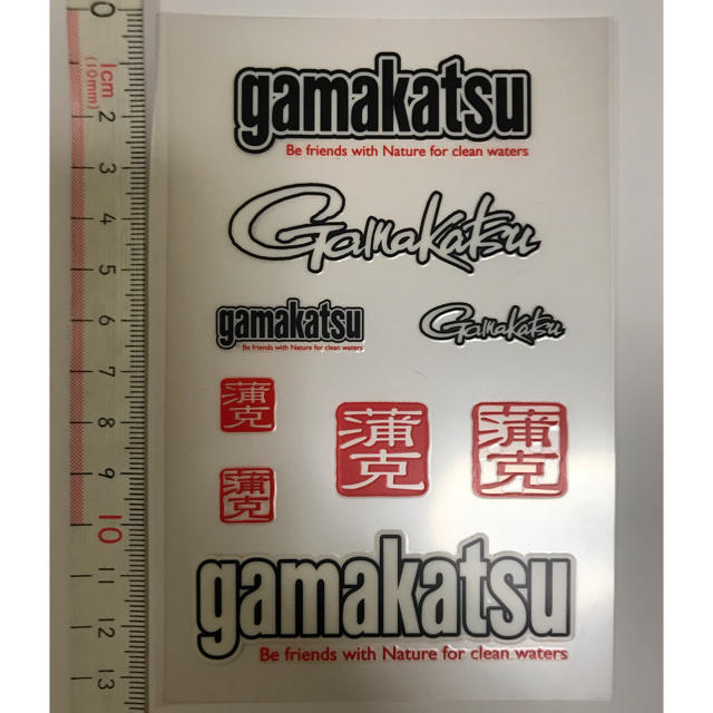 がまかつ(ガマカツ)のがまかつ gamakatsu 蒲克 ステッカー スポーツ/アウトドアのフィッシング(その他)の商品写真