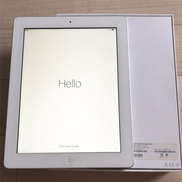 iPad (第4世代) ホワイト Wi-Fiモデル 16GB | フリマアプリ ラクマ