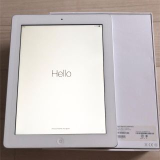 アイパッド(iPad)のiPad (第4世代) ホワイト Wi-Fiモデル 16GB(タブレット)