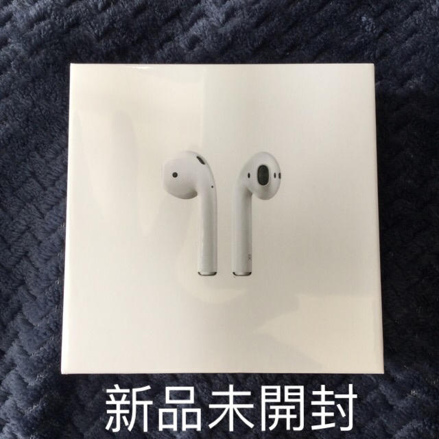 ヘッドフォン/イヤフォン新品 未使用 未開封Apple air pods正規品  1月購入分