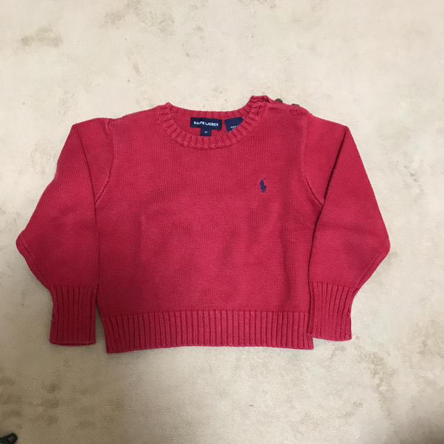 Ralph Lauren(ラルフローレン)のラルフローレン  コットンニット キッズ/ベビー/マタニティのキッズ服女の子用(90cm~)(ニット)の商品写真