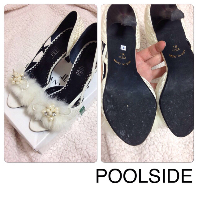 POOL SIDE(プールサイド)のプールサイド★ファーパンプス レディースの靴/シューズ(ハイヒール/パンプス)の商品写真