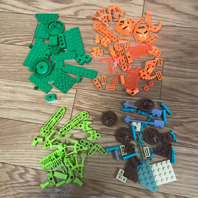 Lego(レゴ)のレゴ パーツ 赤、青、黄色、緑、他 350g まとめ売り キッズ/ベビー/マタニティのおもちゃ(積み木/ブロック)の商品写真