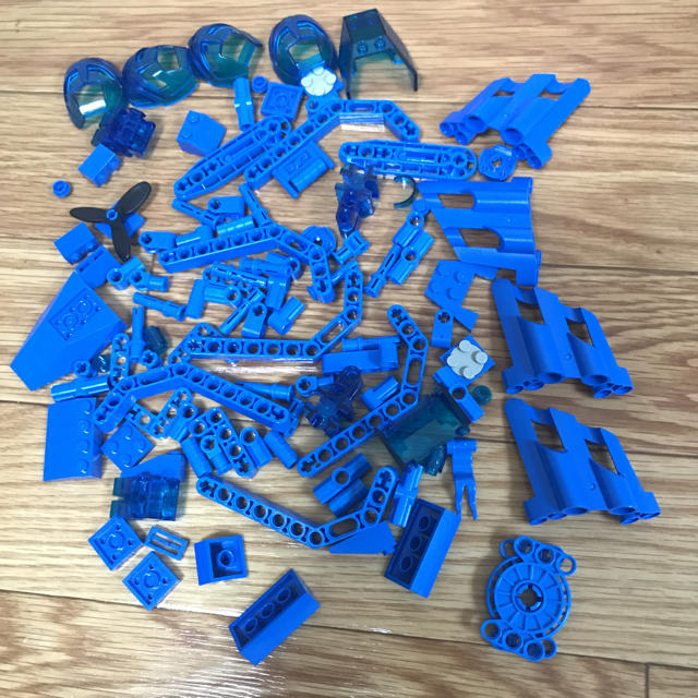 Lego(レゴ)のレゴ パーツ 赤、青、黄色、緑、他 350g まとめ売り キッズ/ベビー/マタニティのおもちゃ(積み木/ブロック)の商品写真