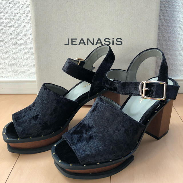 JEANASIS(ジーナシス)の【☆新品☆】ジーナシス プラットフォームヒールサボ サンダル レディースの靴/シューズ(サンダル)の商品写真