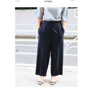 イエナ(IENA)のイエナ 2018AW ジョーゼットクロップドパンツ 38(クロップドパンツ)