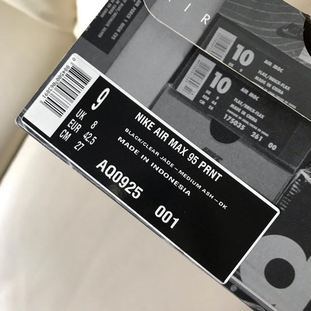 けします⒍ NIKE US9 NIKE AIR MAX 95 PRNT JADEの通販 by vvv555's shop｜ナイキならラクマ - 新品 27.0㎝ ▉のため