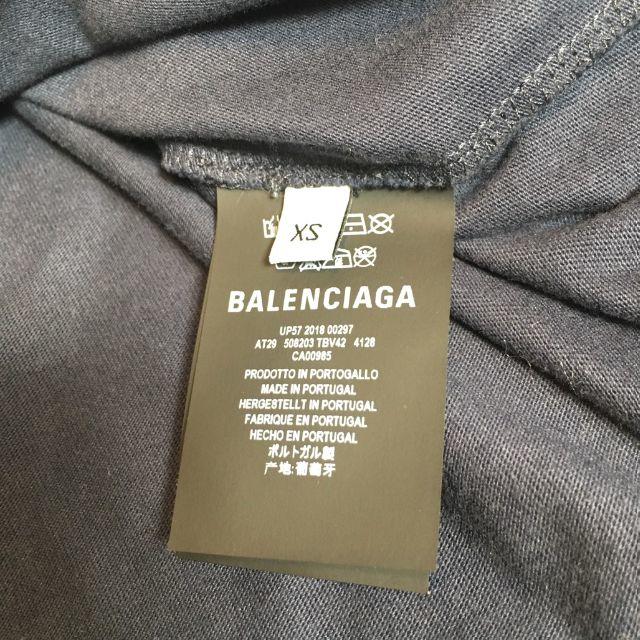 Balenciaga(バレンシアガ)の国内正規★ バレンシアガ★キャンペーンロゴ★オーバーサイズTシャツ★XS メンズのトップス(Tシャツ/カットソー(半袖/袖なし))の商品写真