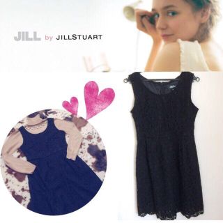 ジルバイジルスチュアート(JILL by JILLSTUART)の♡ジルバイ レースワンピ♡(ひざ丈ワンピース)