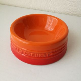 ルクルーゼ(LE CREUSET)のル・クルーゼ　ドッグボールSサイズ　オレンジ(犬)