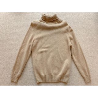 ザラ(ZARA)のザラ/ZARA ローゲージタートルネック (ベージュ・サイズM)(ニット/セーター)