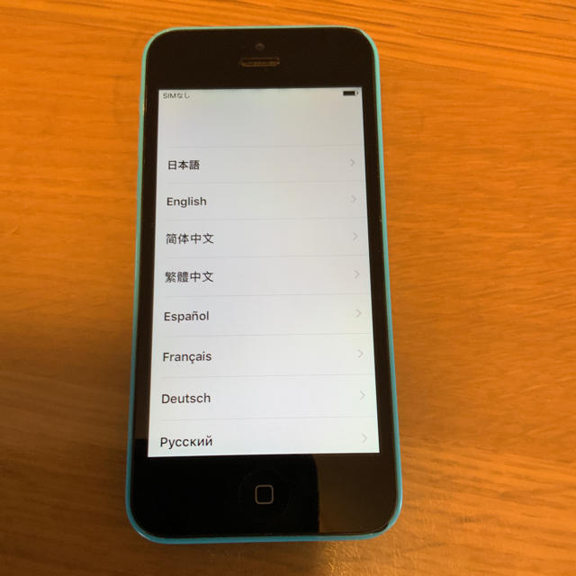 SIMフリー iPhone5C 16GB ブルー A1456