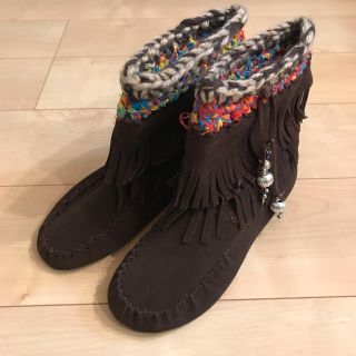 ジェフリーキャンベル(JEFFREY CAMPBELL)の【新品未使用】ジェフリーキャンベル ミネトンカ風ブーツ(ブーツ)