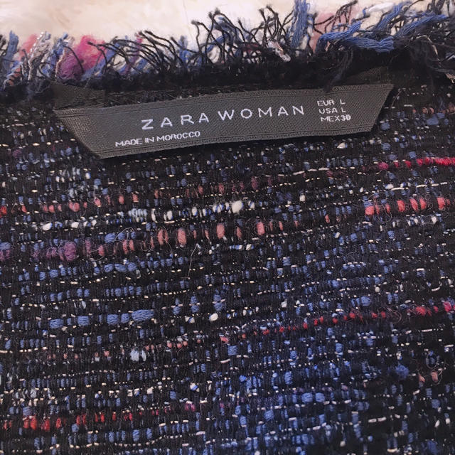 ZARA(ザラ)のZARA ツイード ワンピース レディースのワンピース(ひざ丈ワンピース)の商品写真