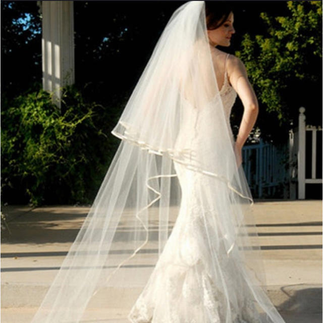 ロングベール レディースのフォーマル/ドレス(ウェディングドレス)の商品写真