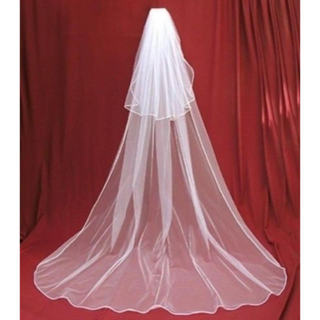 ロングベール レディースのフォーマル/ドレス(ウェディングドレス)の商品写真