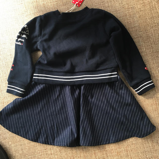 サンリオ(サンリオ)のワンピース 新品 キッズ/ベビー/マタニティのキッズ服女の子用(90cm~)(ワンピース)の商品写真