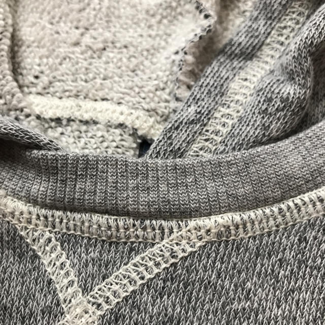 babyGAP(ベビーギャップ)のスウェットロンパース フードつき 90cm キッズ/ベビー/マタニティのベビー服(~85cm)(ロンパース)の商品写真