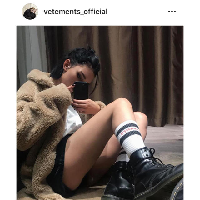 Balenciaga(バレンシアガ)の新品 vetements socks Size:S メンズのレッグウェア(ソックス)の商品写真