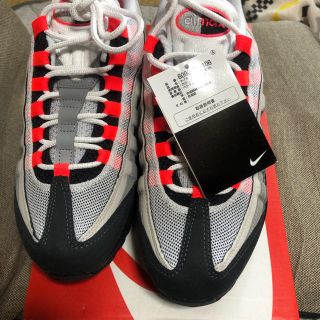 ナイキ(NIKE)のair max95 26cm ソーラーレッド solar red 新品未使用(スニーカー)