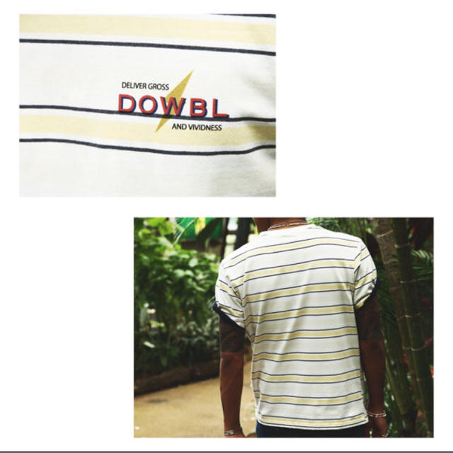 DOWBL(ダブル)のDOWBL ダブル BITTER ビター 半袖 Tシャツ ボーダー サーフ 新品 メンズのトップス(Tシャツ/カットソー(半袖/袖なし))の商品写真